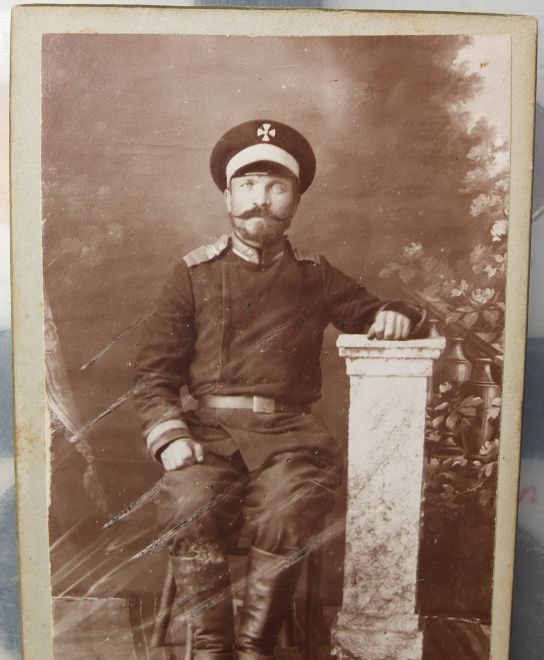 фотография царского казака, 1915 год