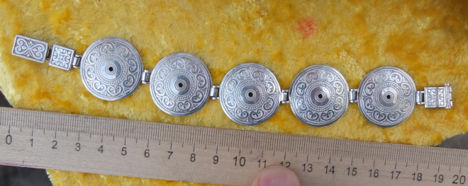 серебряный браслет оберег женский  ,буддизм, серебро 925 проба